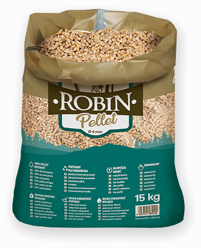 worek pelletu opałowego Robin do kupienia w Suwałkach lub sklepie internetowym